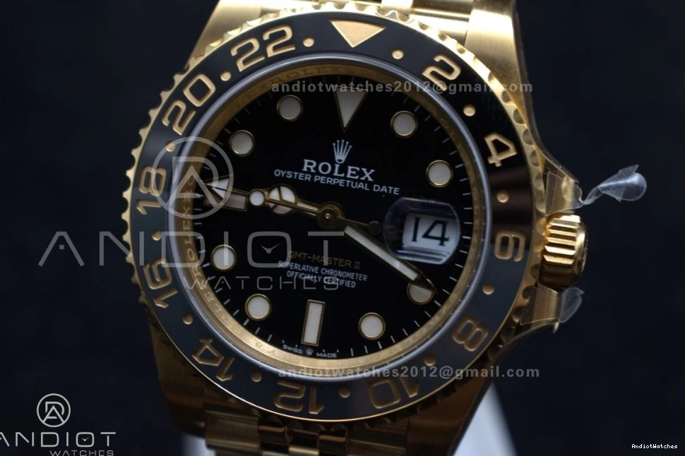 928 DD3285 GRNR YG Master Edition GMT Clean II Bracelet 126718 Versatile Best on Dial Black CHS 1:1 Jubilee 0502